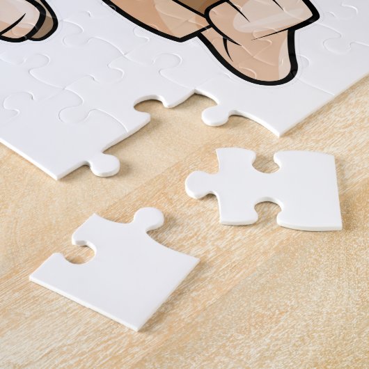 Puzzle Carlin avec café pour aller (Côté)