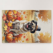 Puzzle Carlin En Automne Feuilles Thanksgiving Art (Horizontal)