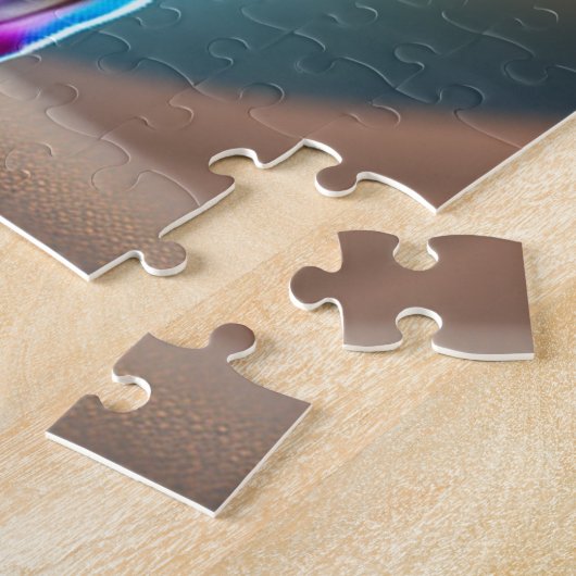 Puzzle Carlin en néon coloré (Côté)