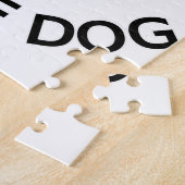 Puzzle Carlin fou petit chien (Côté)