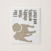 Puzzle Carlin - Je les aime Chubby, Wrinkly et Short (Vertical)