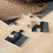 Puzzle Carlin noir adorable dans un pull (Côté)
