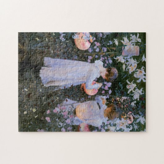 Puzzle Carnation, Lily, Lily, Rose (Horizontal)
