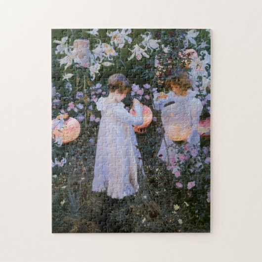 Puzzle Carnation, Lily, Lily, Rose (Vertical)