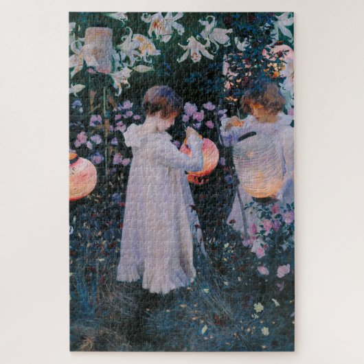 Puzzle Carnation, Lily, Lily, Rose (John Singer Sargent) (Vertical)