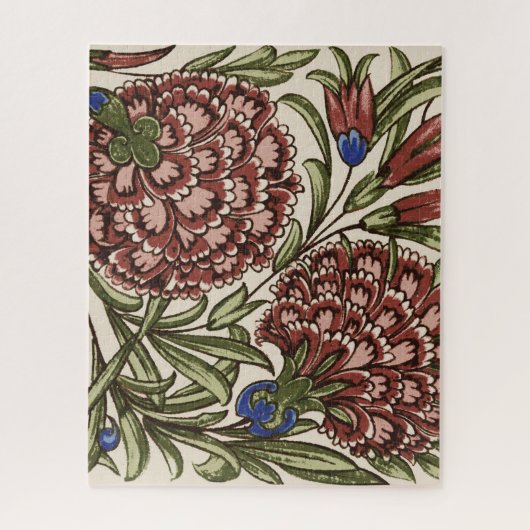 Puzzle Carnation Tile Fleur Art antique (Vertical)