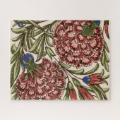 Puzzle Carnation Tile Fleur Art antique (Horizontal)