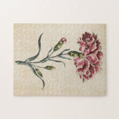 Puzzle Carnation végétale vintage (Horizontal)
