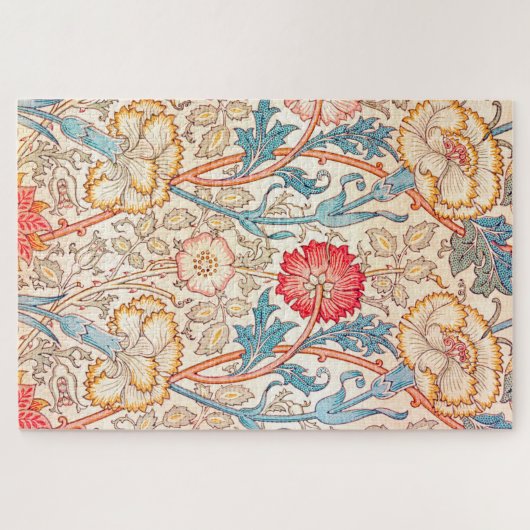 Puzzle Carnation, William Morris (Horizontal)