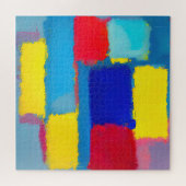 Puzzle "Carnaval de Cobalt" Art Abstrait (Horizontal)