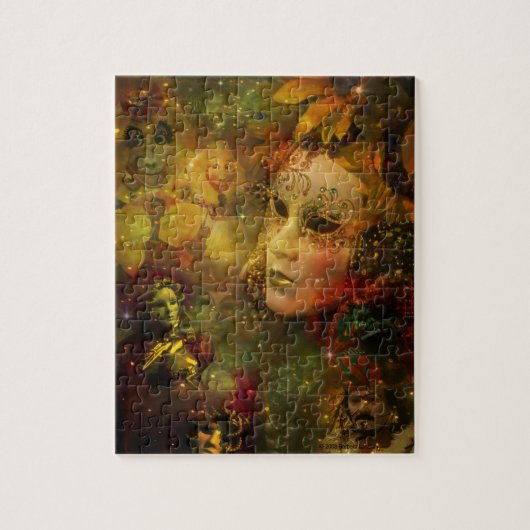 Puzzle Carnaval - New Orleans Mardi Gras Splendor (Vertical)