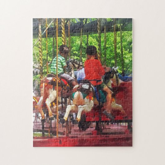 Puzzle Carnavals - Amis sur le manège (Vertical)