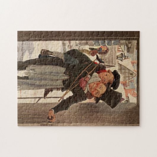 Puzzle Carol de Noël : Tim & Mr Cratchit (Horizontal)