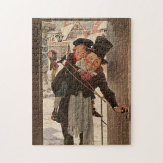 Puzzle Carol de Noël : Tim & Mr Cratchit