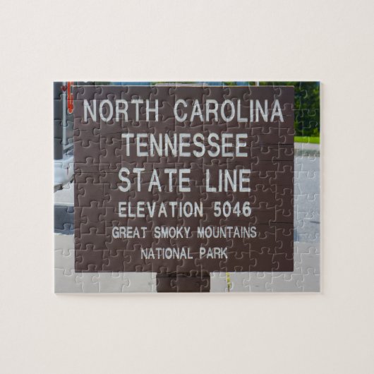 Puzzle Caroline du Nord Tennessee (Horizontal)