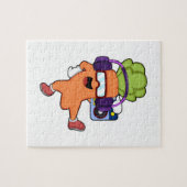 Puzzle Carotte dans la musique avec casque (Horizontal)
