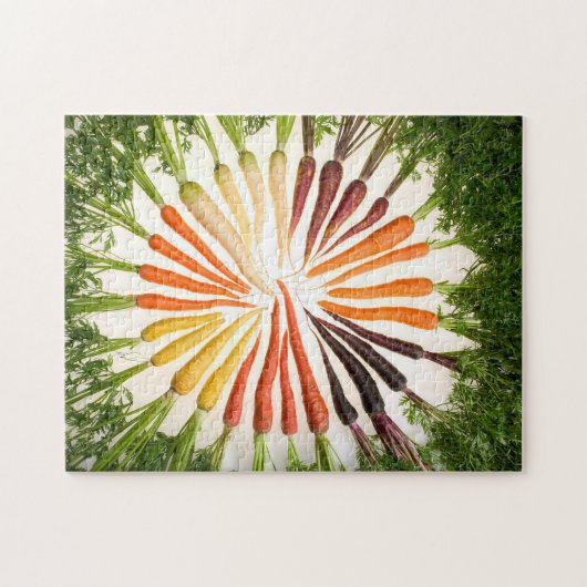 Puzzle Carottes colorées en cercle (Horizontal)