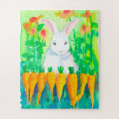Puzzle Carottes lapins blancs (Vertical)