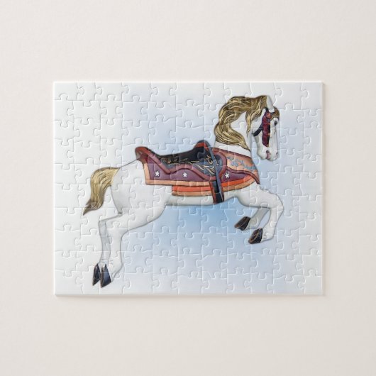 Puzzle Carousel Cheval Enfants (Horizontal)