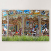 Puzzle Carousel merry-go-round chevaux (Horizontal)