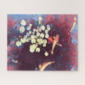 Puzzle Carpes koï colorées étang japonais (Horizontal)