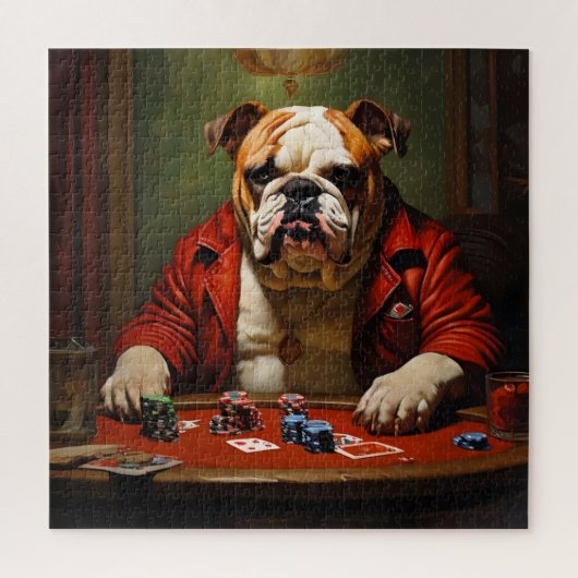 Puzzle Carré de jeu Bulldog (Vertical)