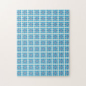 Puzzle Carré motif de la mer géométrique moderne (Vertical)