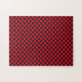 Puzzle Carré Noir Rouge Ladybug Coloris (Horizontal)