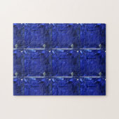 Puzzle Carré Sapphire Gemstone Blue (Horizontal)
