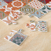 Puzzle Carreau marocain orange (Côté)
