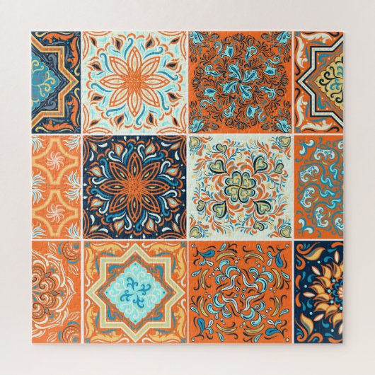 Puzzle Carreaux de céramique : motif abstrait. (Vertical)