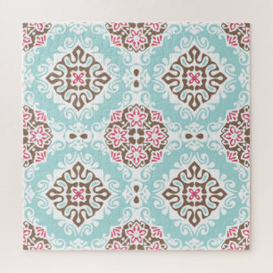 Puzzle Carrelage Abstrait : Motif Vintage sans fil