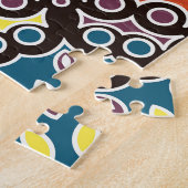 Puzzle Carrelage arabe, motif patchwork vintage. (Côté)