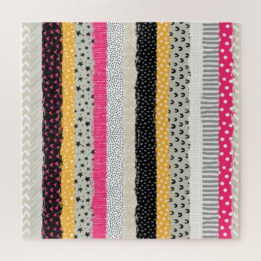 Puzzle Carrelage en Patchwork : Conception Versatile Sans (Horizontal)