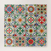 Puzzle Carrelage marocain : Motif coloré sans couture. (Horizontal)