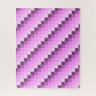 Puzzle Carrés rose et violet