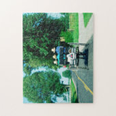 Puzzle Carrosse Amish Indiana. (Vertical)