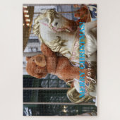 Puzzle Carrousel avec ours en peluche (Vertical)