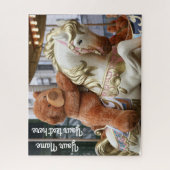 Puzzle Carrousel avec ours en peluche (Vertical)