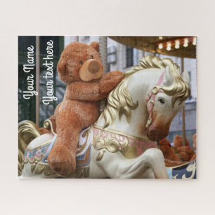Puzzle Carrousel avec ours en peluche