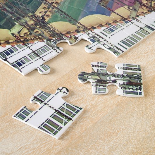 Puzzle Carrousel coloré (Côté)