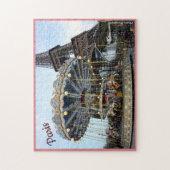 Puzzle Carrousel de Paris (et Tour Eiffel) avec le texte (Vertical)