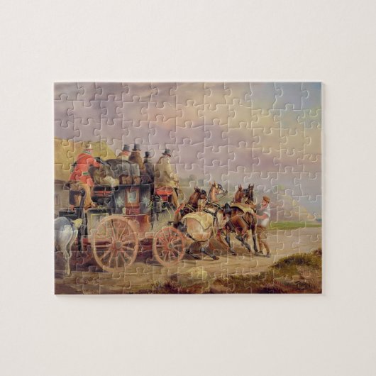 Puzzle Cars de courrier sur la route : Le "mercure" (Horizontal)