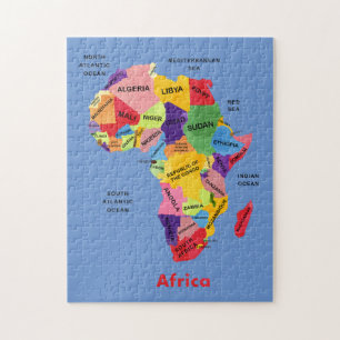 Puzzle Carte Afrique
