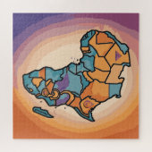 Puzzle Carte Afrique (Horizontal)
