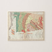 Puzzle Carte agricole vintage de l'Alabama (1882) (Horizontal)