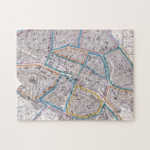 Puzzle Carte antique de Paris