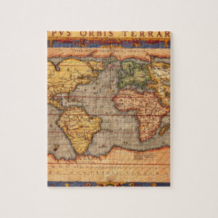 Puzzle Carte antique du monde