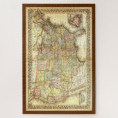 Puzzle Carte Antique États-Unis (Vertical)