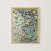 Puzzle Carte asiatique antique du 17ème siècle, Mercator (Vertical)